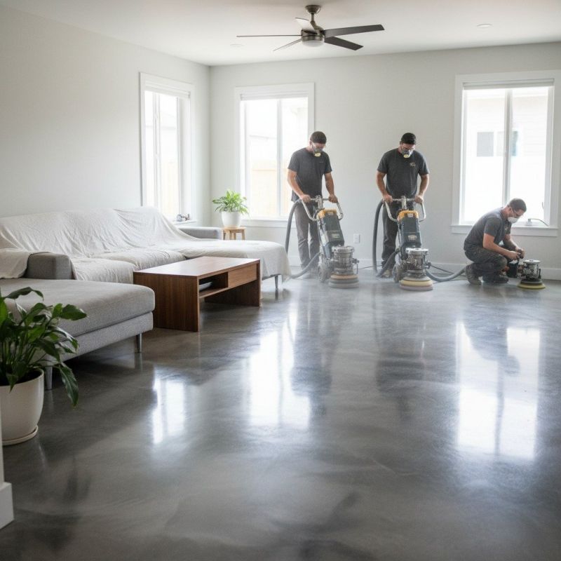 Concrete Basement Polishing in Louisville, KY