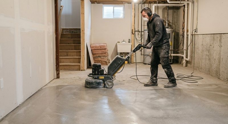 Basement Floor Grinding Service