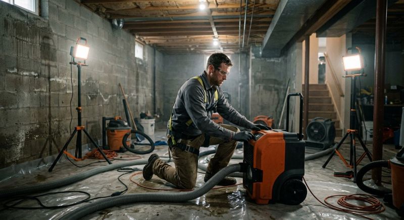 Basement Floor Grinding Service